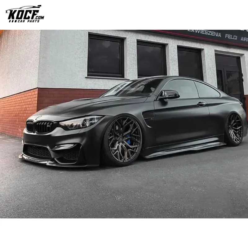 2015-2019 F82 M4 PS-M style Carbon Fiber Side Skirts Rocker Panels Extension For BMW F80 M3 F82 M4 Car styling