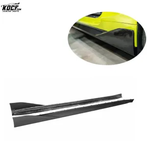 2020  1 PAIR G80 M3 G82 M4 MP style Carbon Fiber Side Skirts Rocker Panel For BMW G80 m3 G82 m4