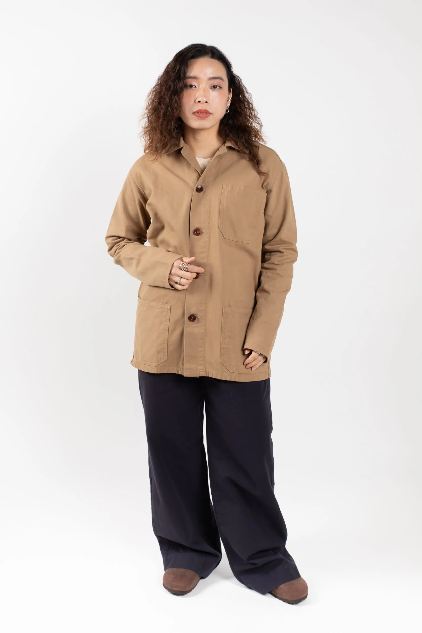 3001 Button Overshirt | Khaki