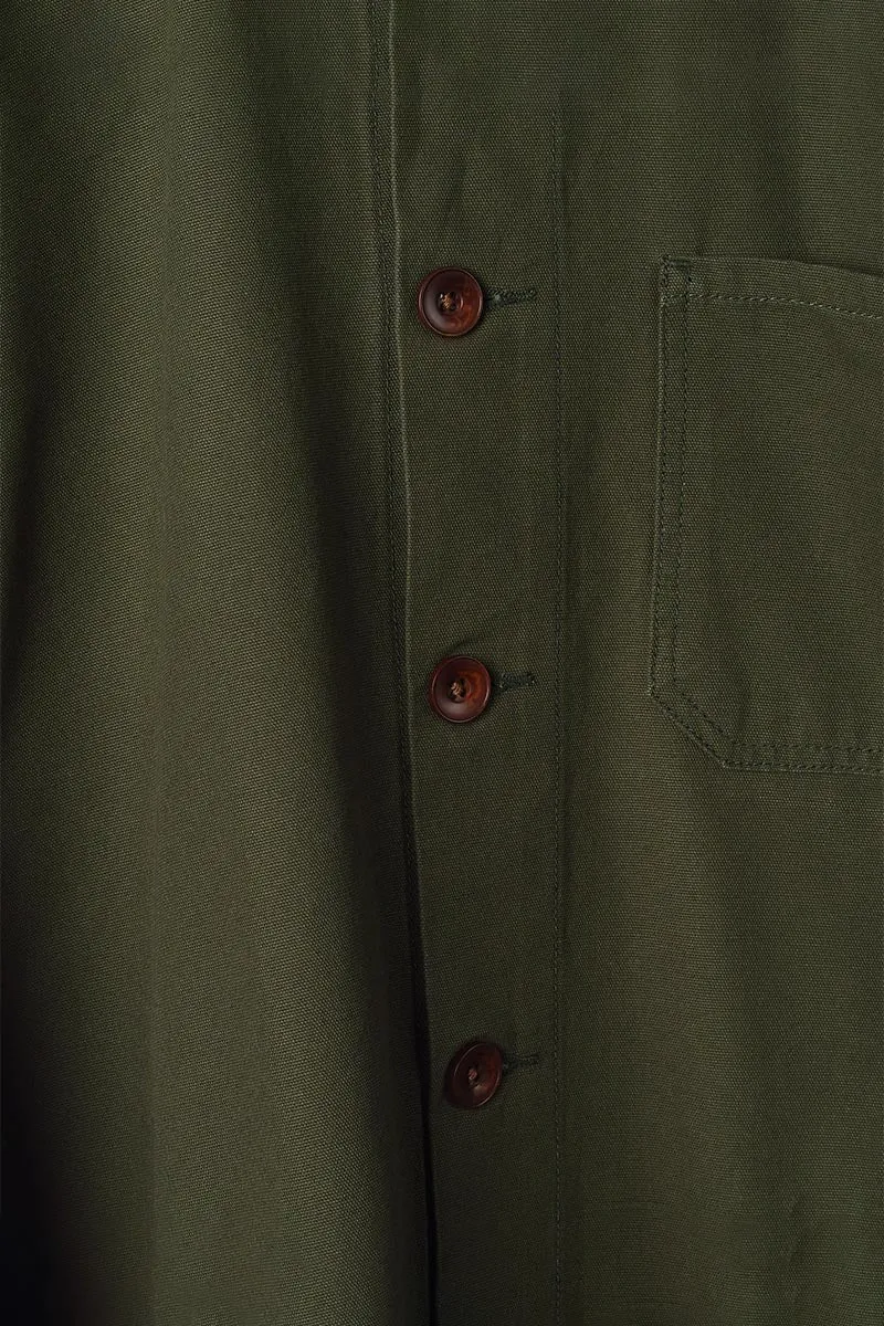 3001 Button OverShirt | Vine Green