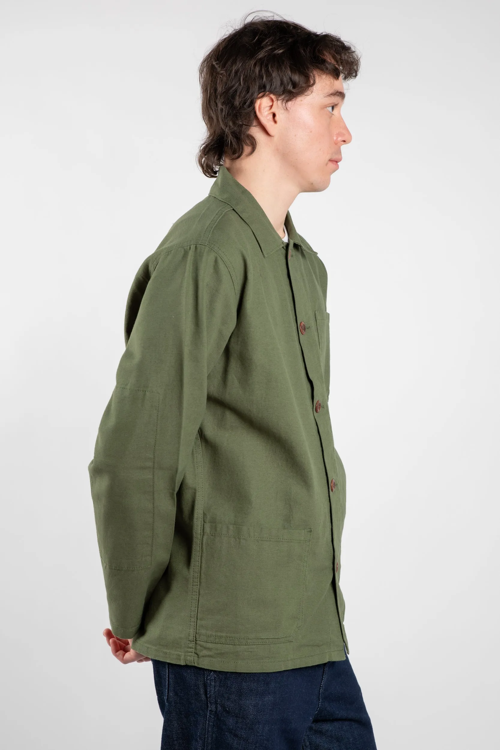 3001 Button OverShirt | Vine Green