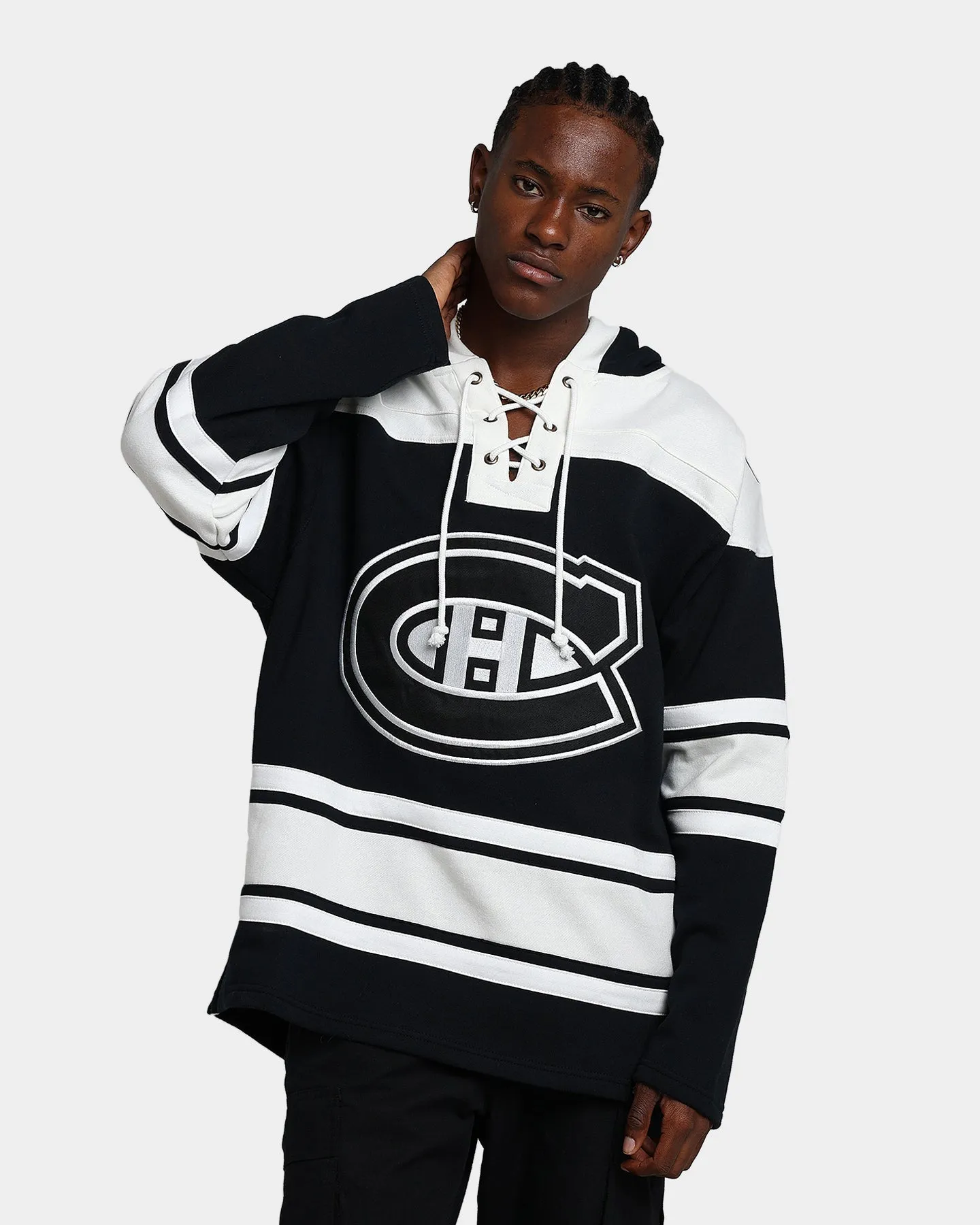 47 Brand Montreal Canadiens Superior Lacer Hoodie Jet Black