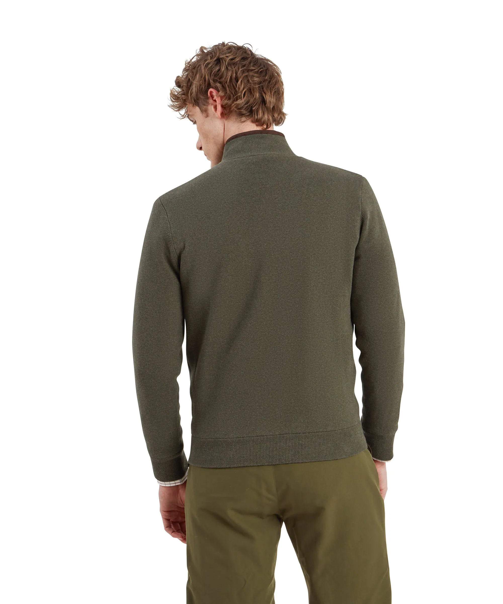 Angus Aerobloc Quarter Zip - Woodland