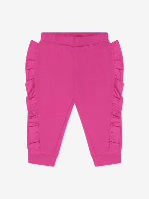 Balmain Baby Girls Ruffle Trim Sweatpants