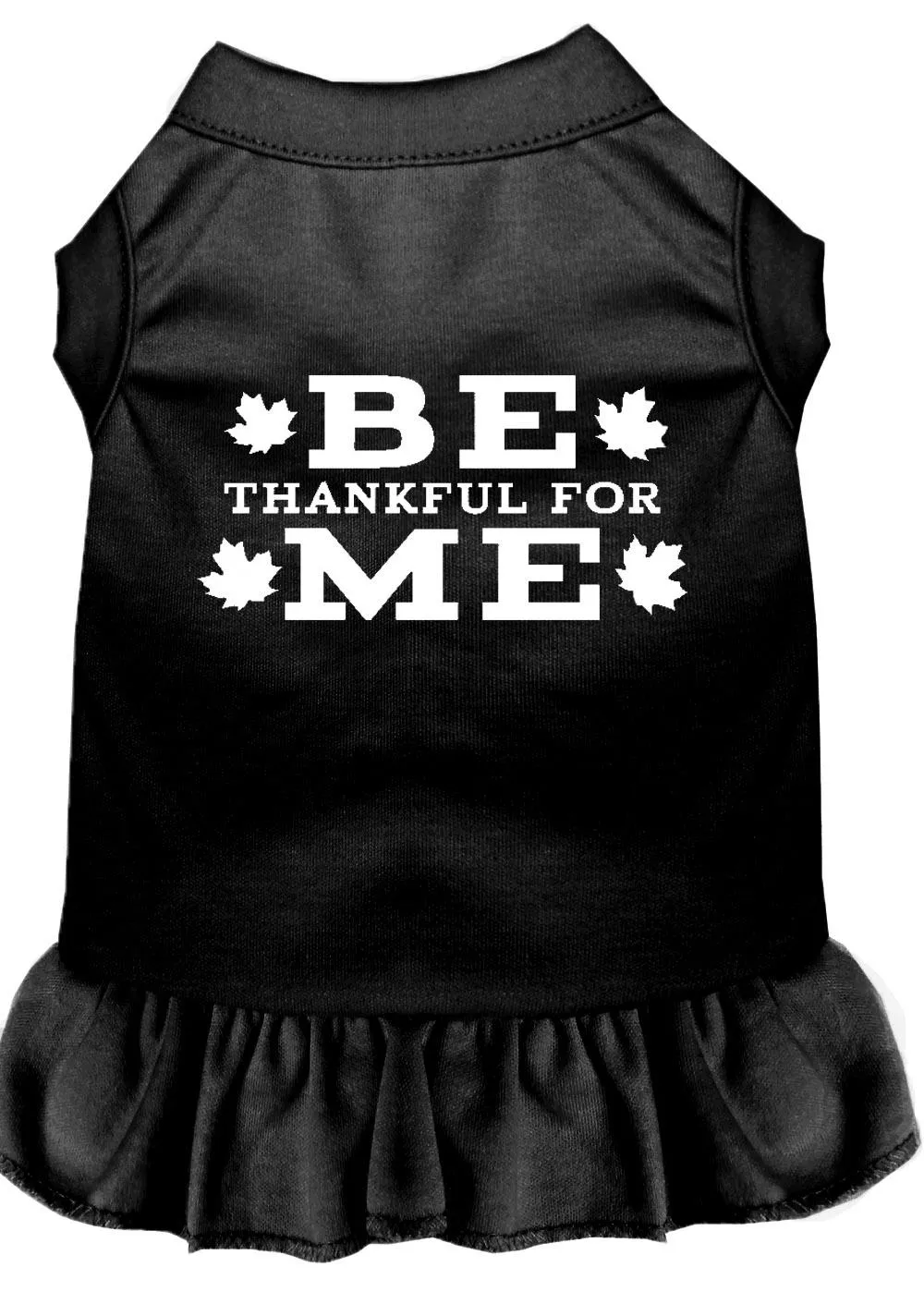 Be Thankful For Me Screen Print Dress Black Lg (14)