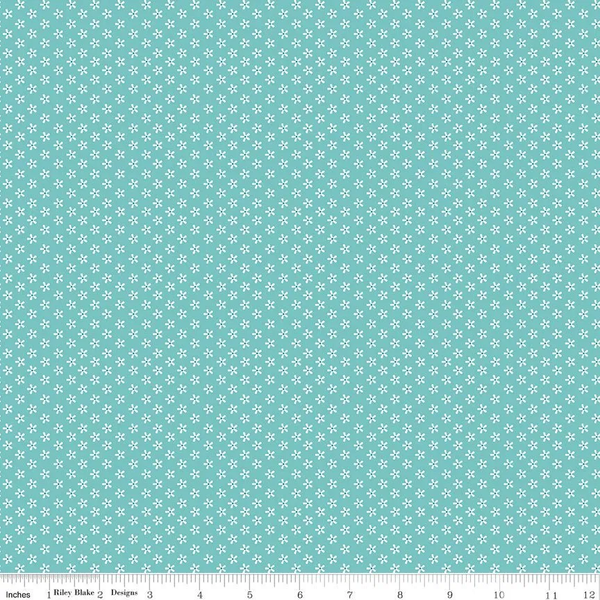 Bee Basics Tiny Daisy Cottage Yardage by Lori Holt | Riley Blake Designs