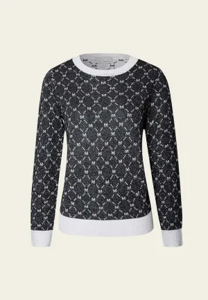 Black MOISELLE Monogram Sweater