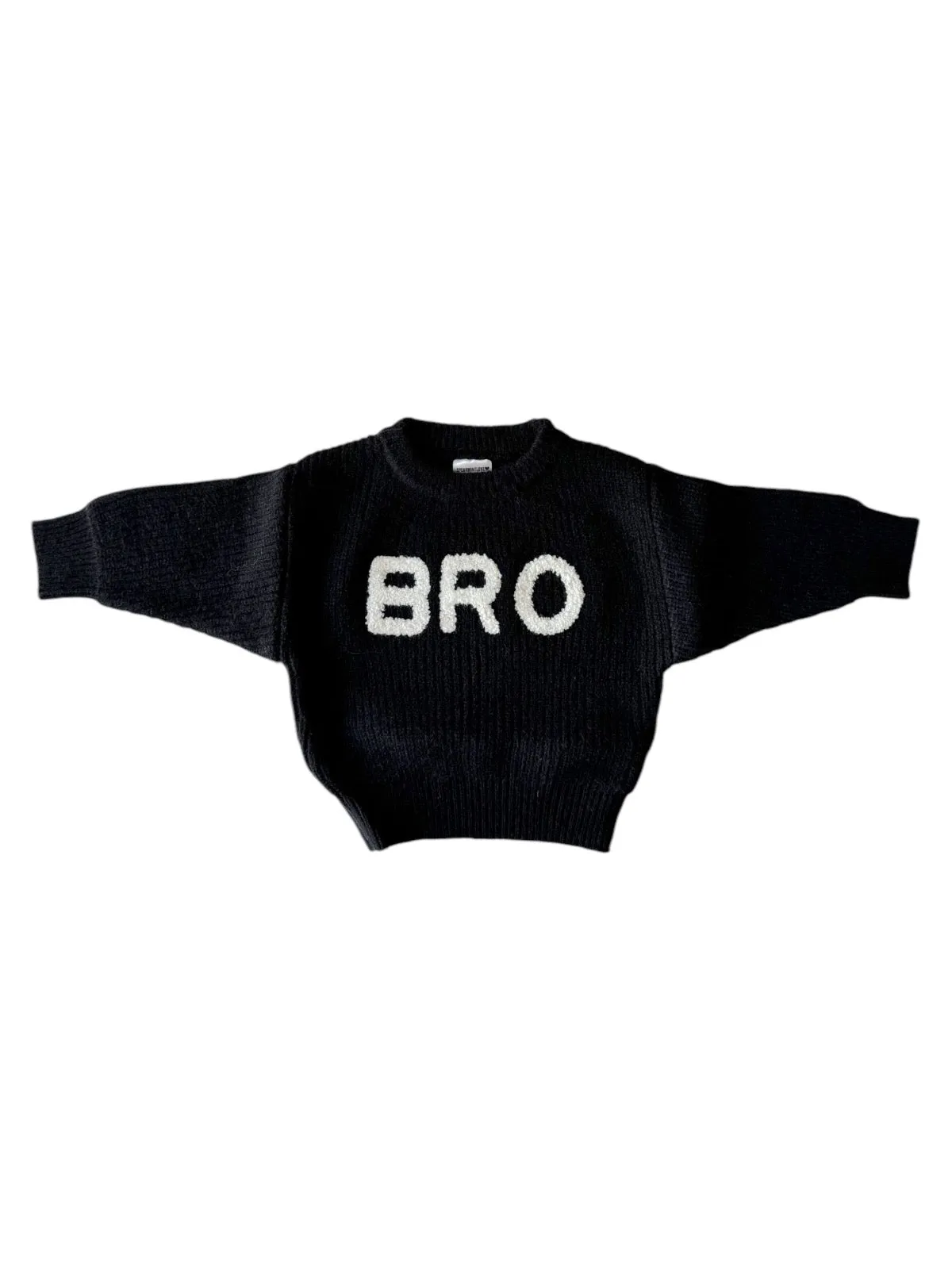 Bro Knit Sweater, Obsidian