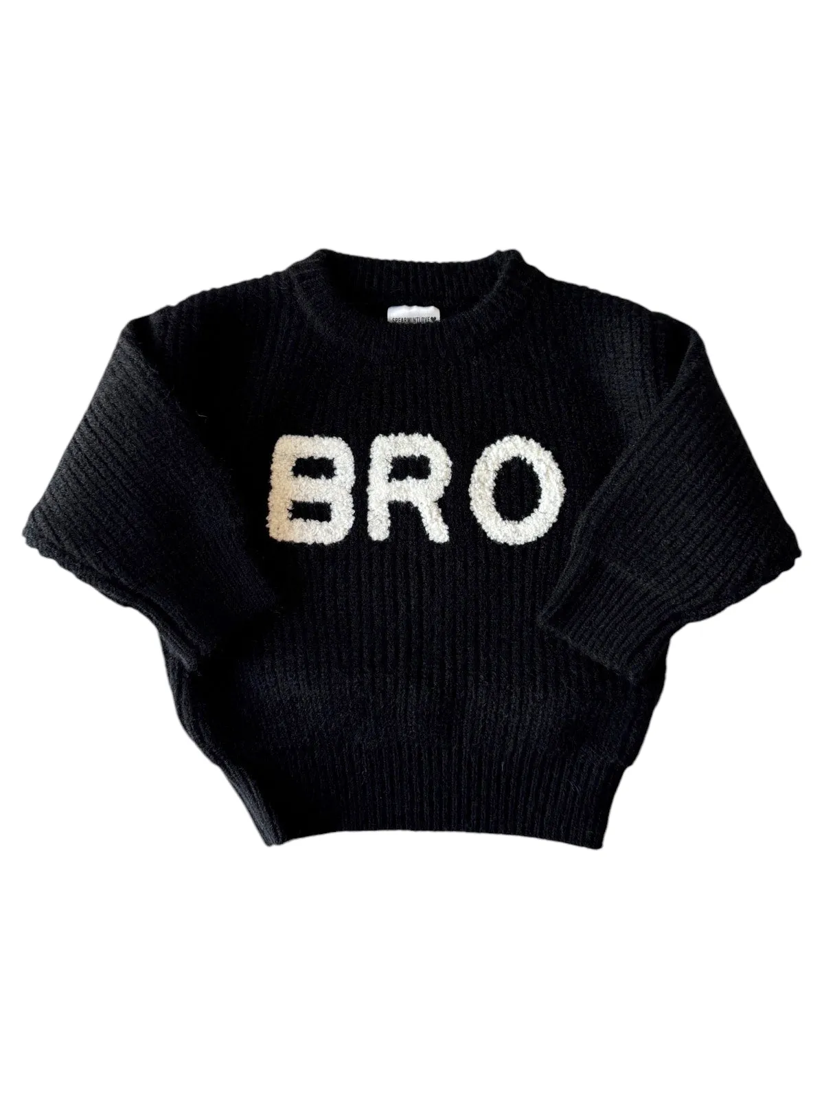 Bro Knit Sweater, Obsidian