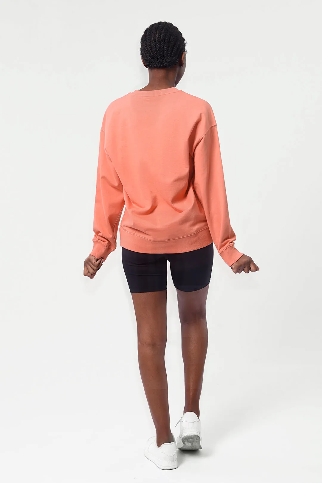 Bunny Sports Series Print Round Neck Sweatshirt-Bunny