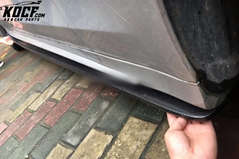 Car Carbon Fiber Side Skirt for Mercedes W205 Sport Only