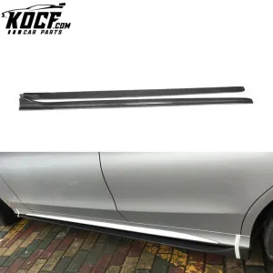 Car Carbon Fiber Side Skirt for Mercedes W205 Sport Only