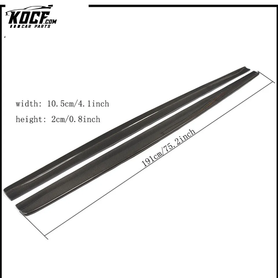 Carbon Fiber Car Side Skirts Extension for BMW 1Series E82M 1M