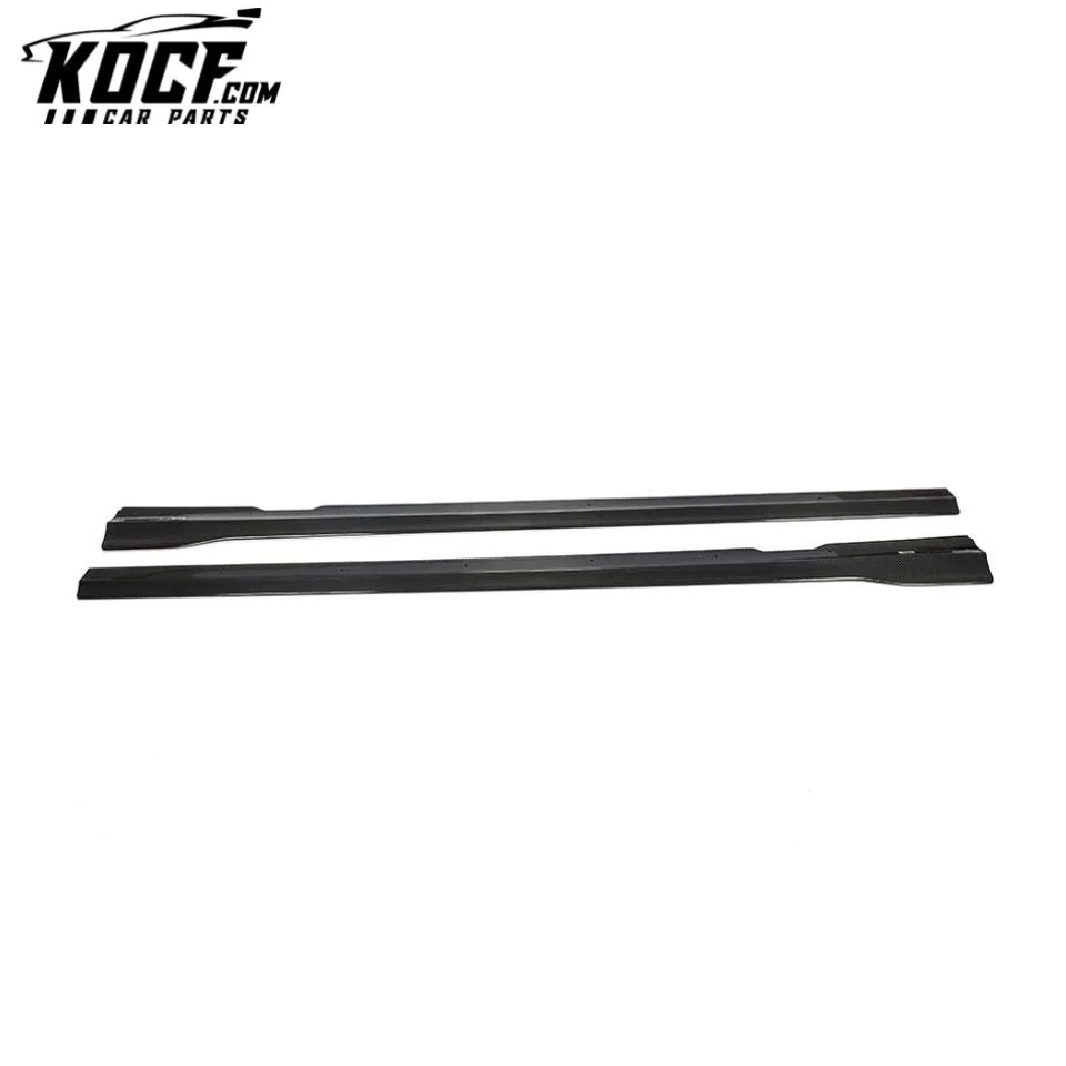 Carbon Fiber W213 E63 Car Side Skirts for Mercedes Benz E350 E450 E63 AMG Sport Sedan 2016- 2022