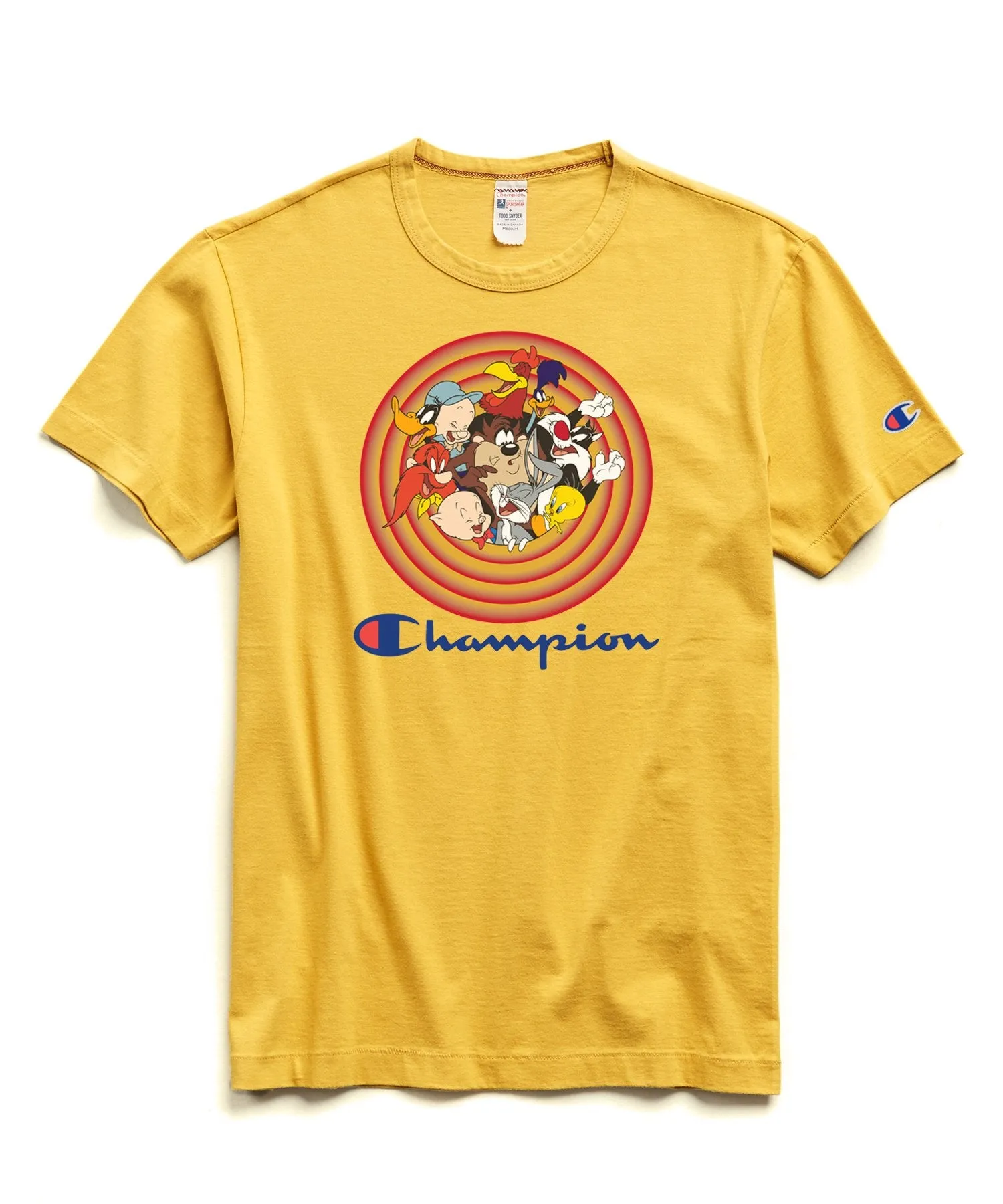 Champion   Looney Tunes Gang Tee in Warm Gold