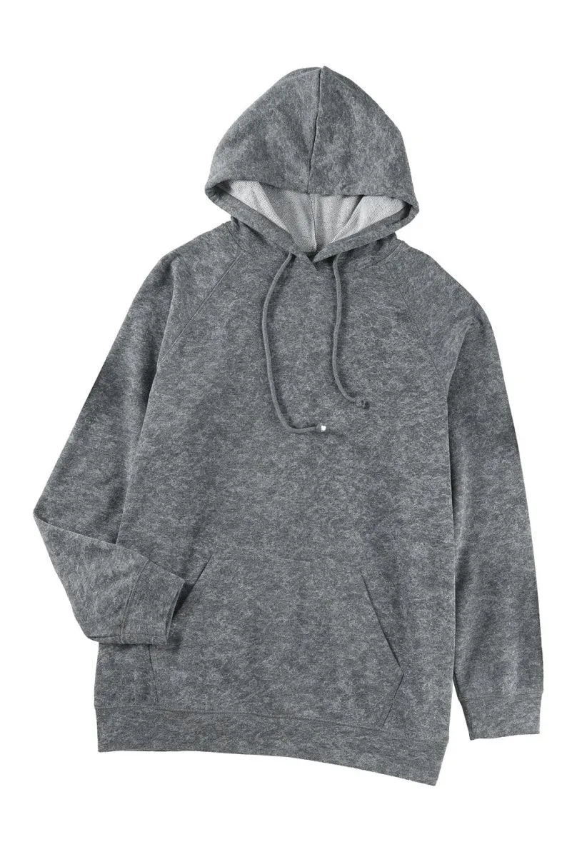 Drawstring Mineral Wash Pullover Hoodie