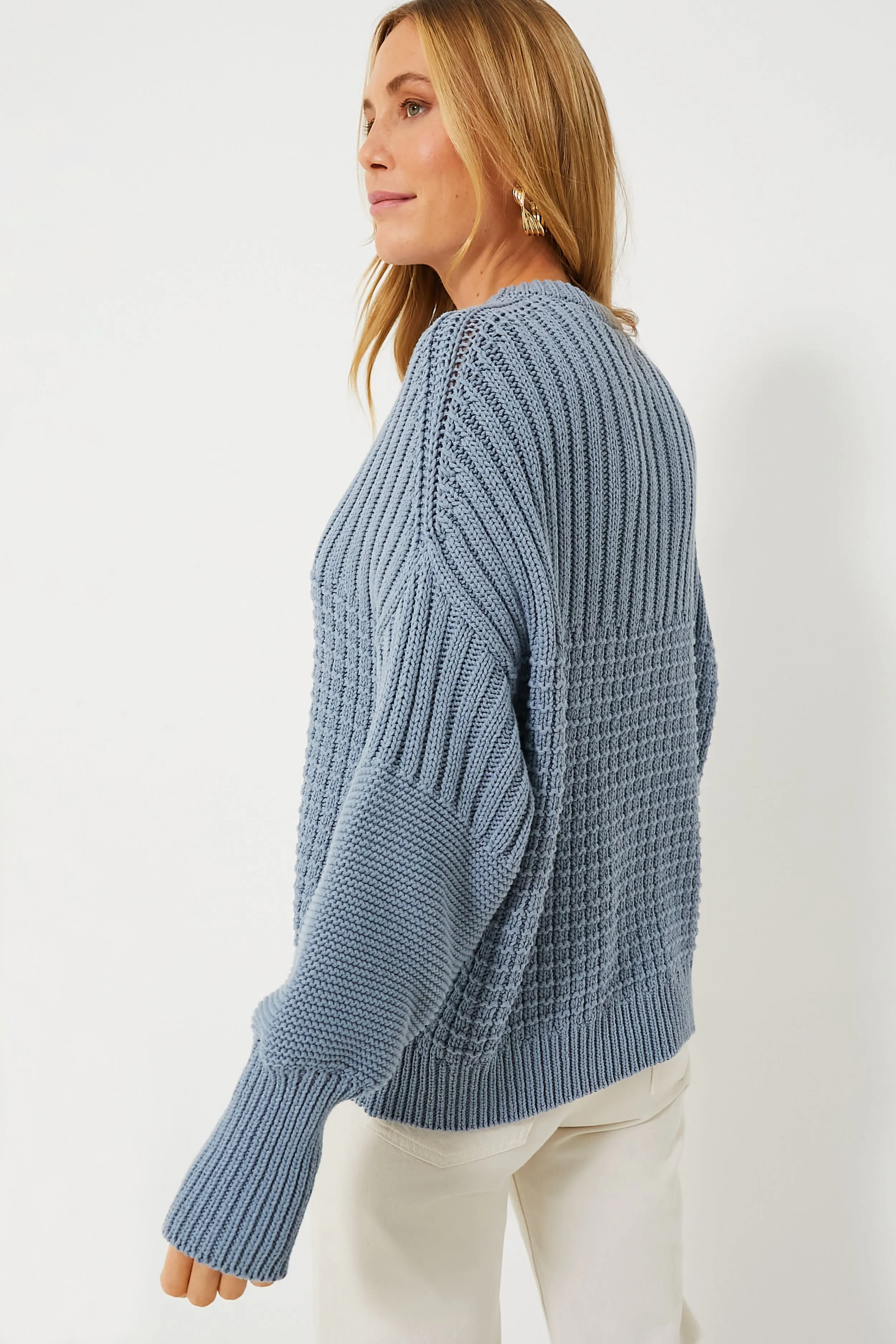 Dusty Blue Delcia Sweater