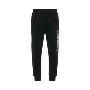 Essential Logo Cotton Sweatpants in Black