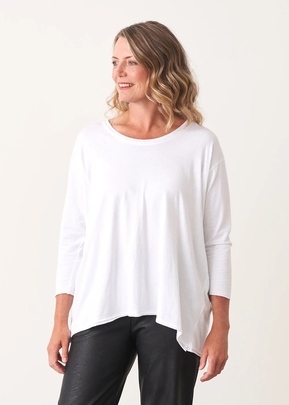 FRANK OVERSIZED TOP - WHITE