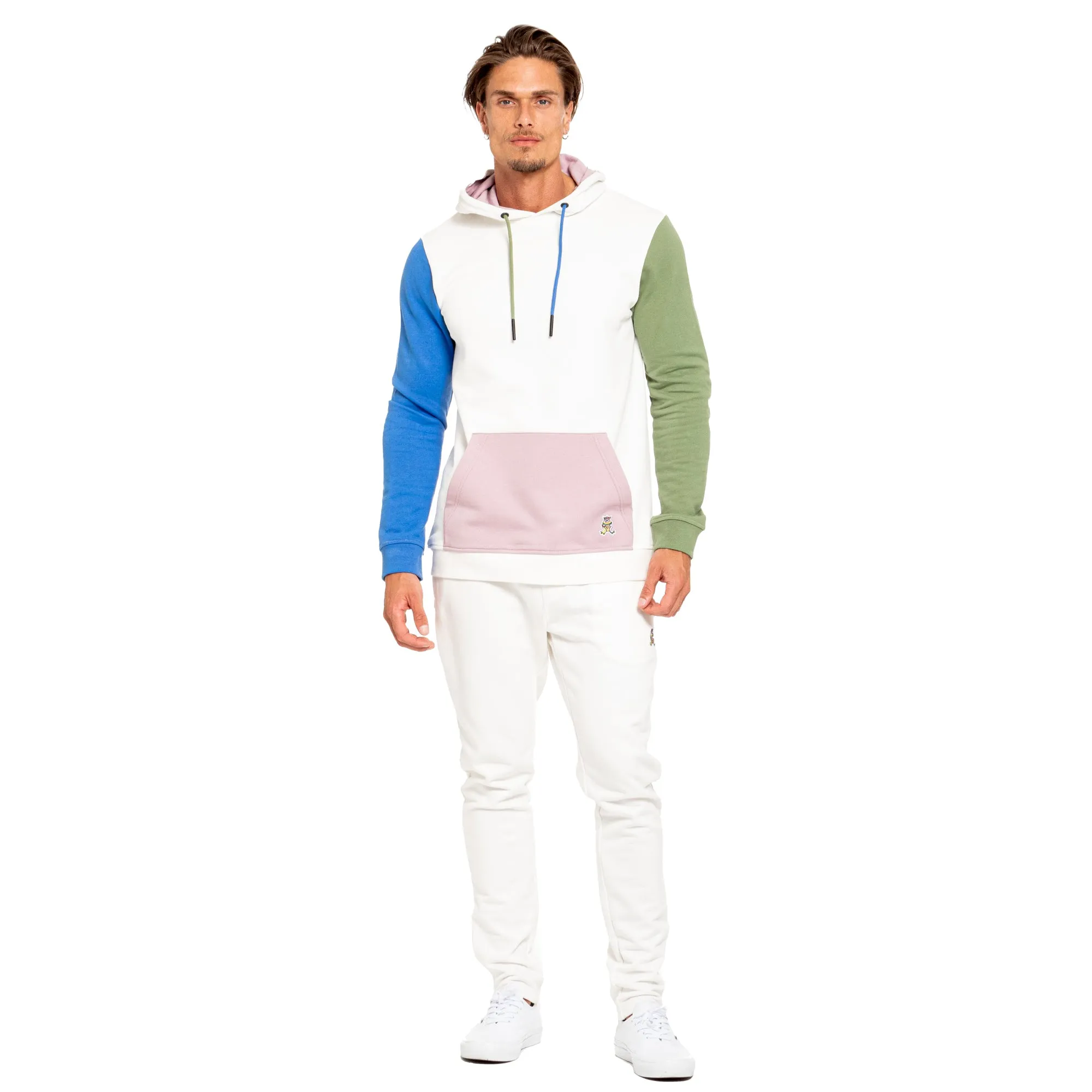 FROG Color Block Leisure Sweatpants - White