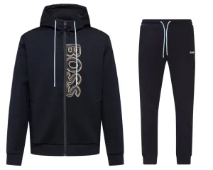 Hugo Boss 50471880 Saggy 1 Hadiko 1 Hooded Tracksuit Blue