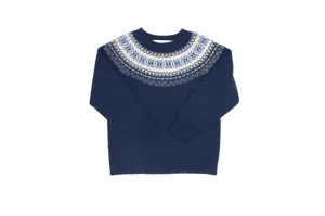 Jacquard Jumper - Blue