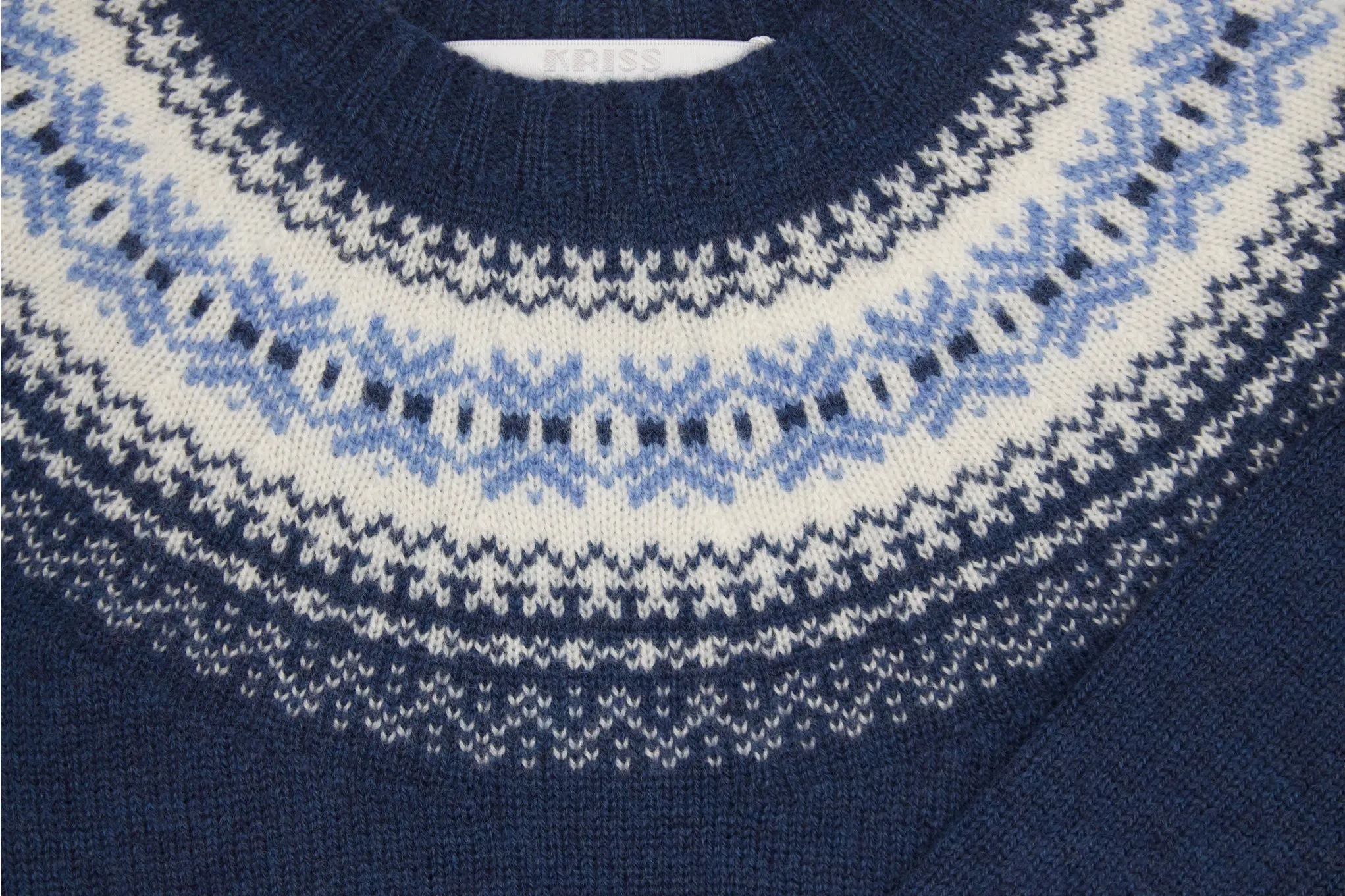 Jacquard Jumper - Blue