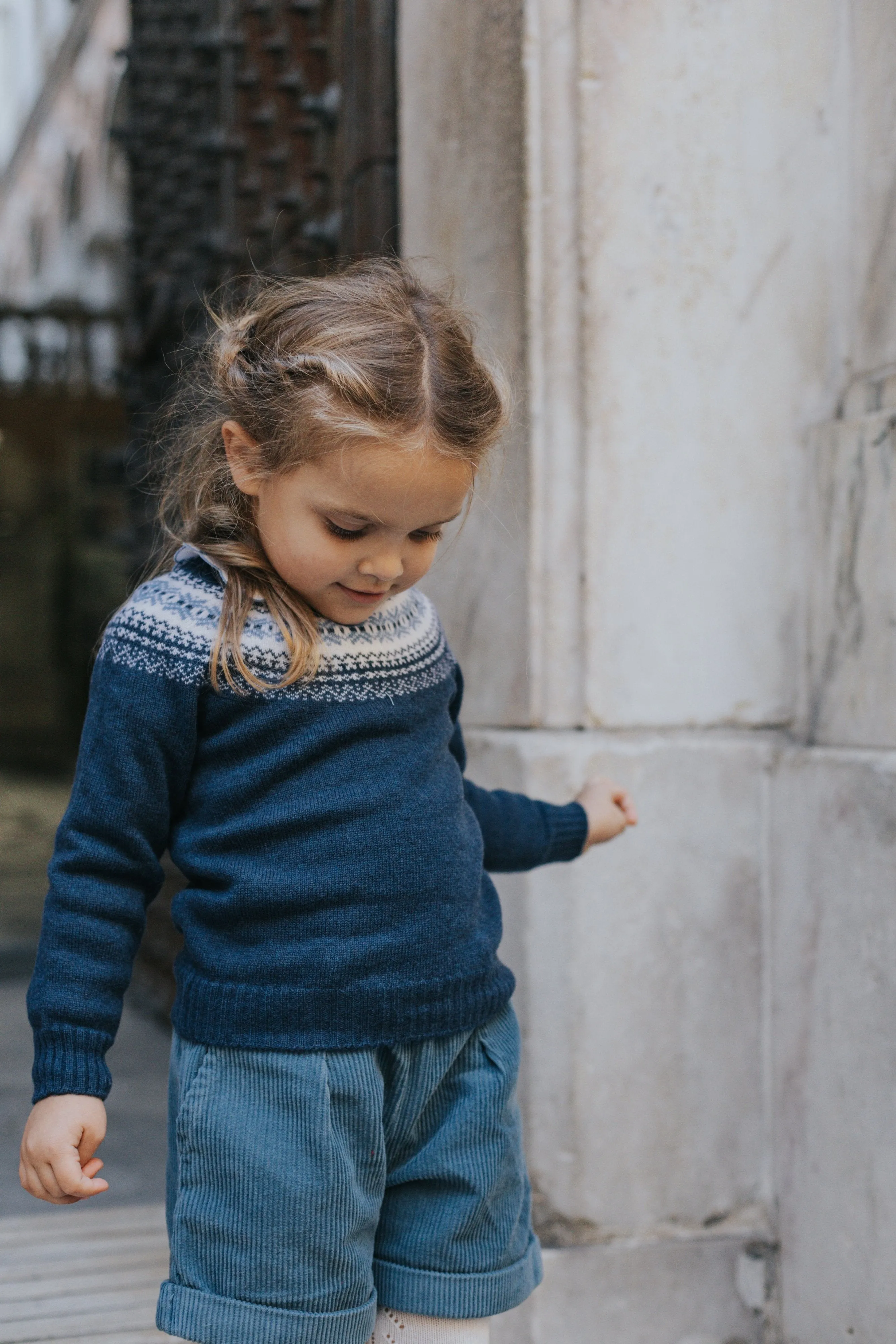 Jacquard Jumper - Blue