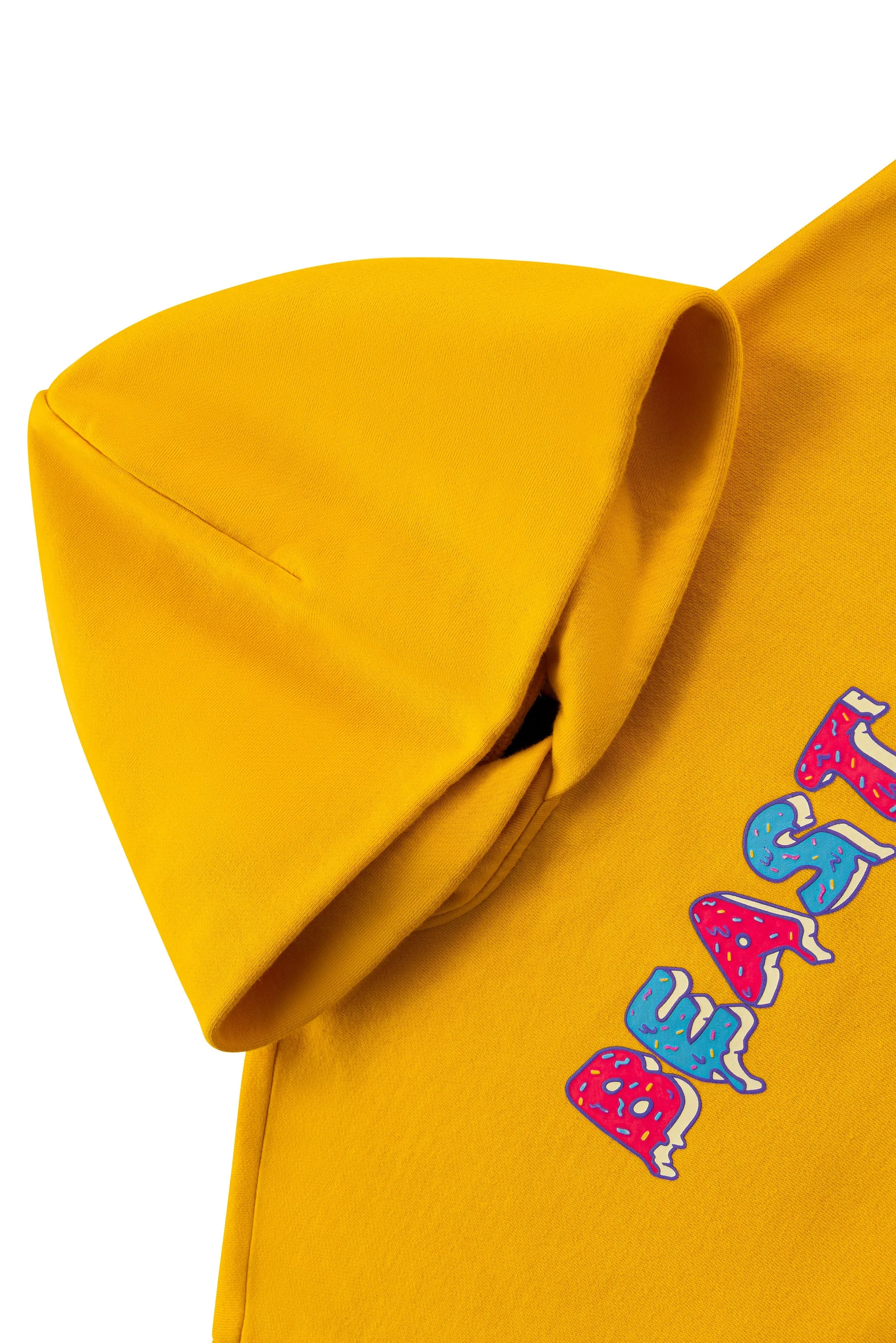 KIDS BASICS FROSTED BEAST HOODIE - YELLOW