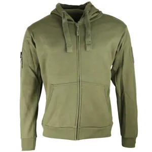 Kombat Spec-Ops Zipped Hoodie Olive Green