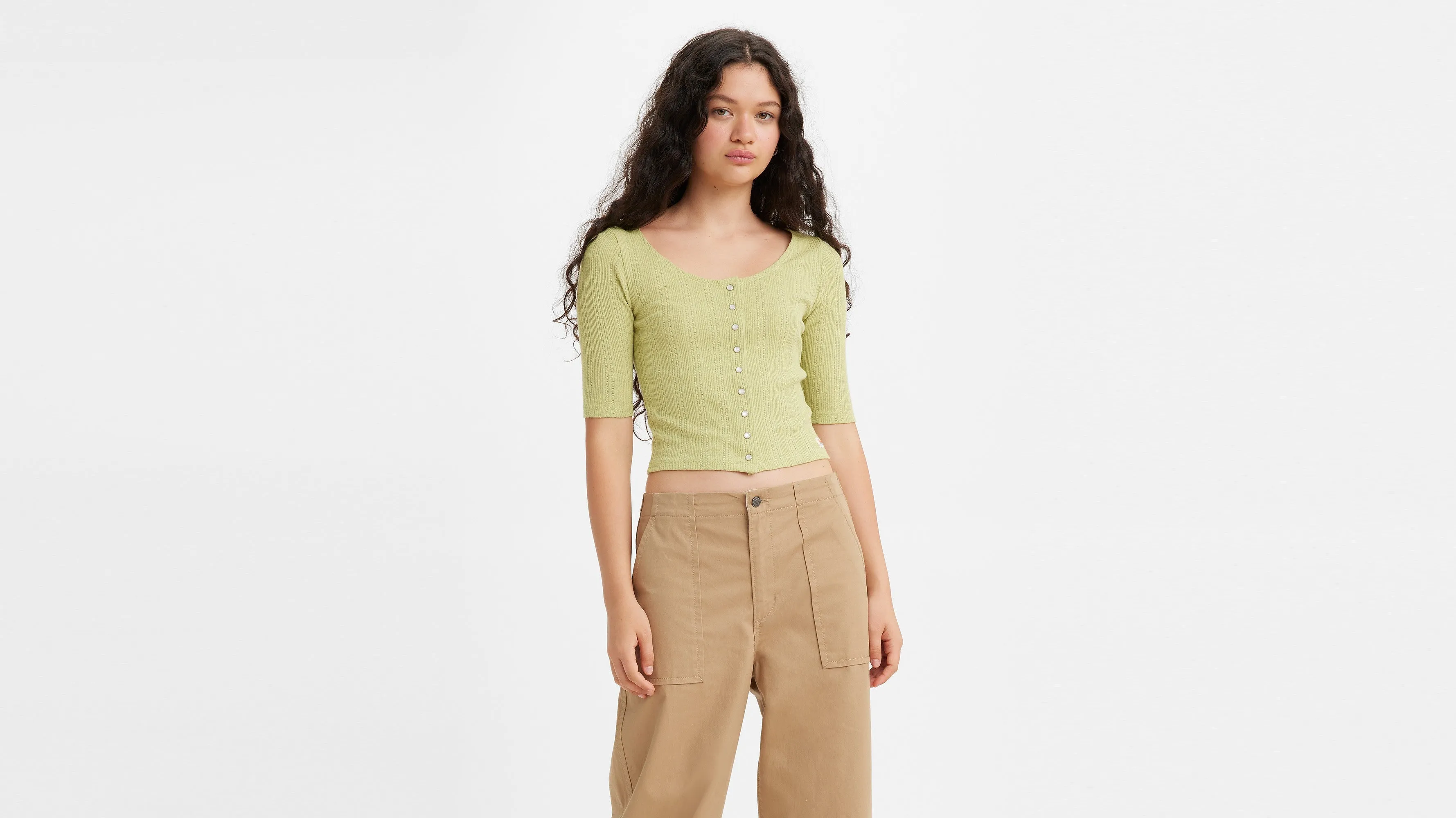 Levi's® Women's Dry Goods Pointelle Top