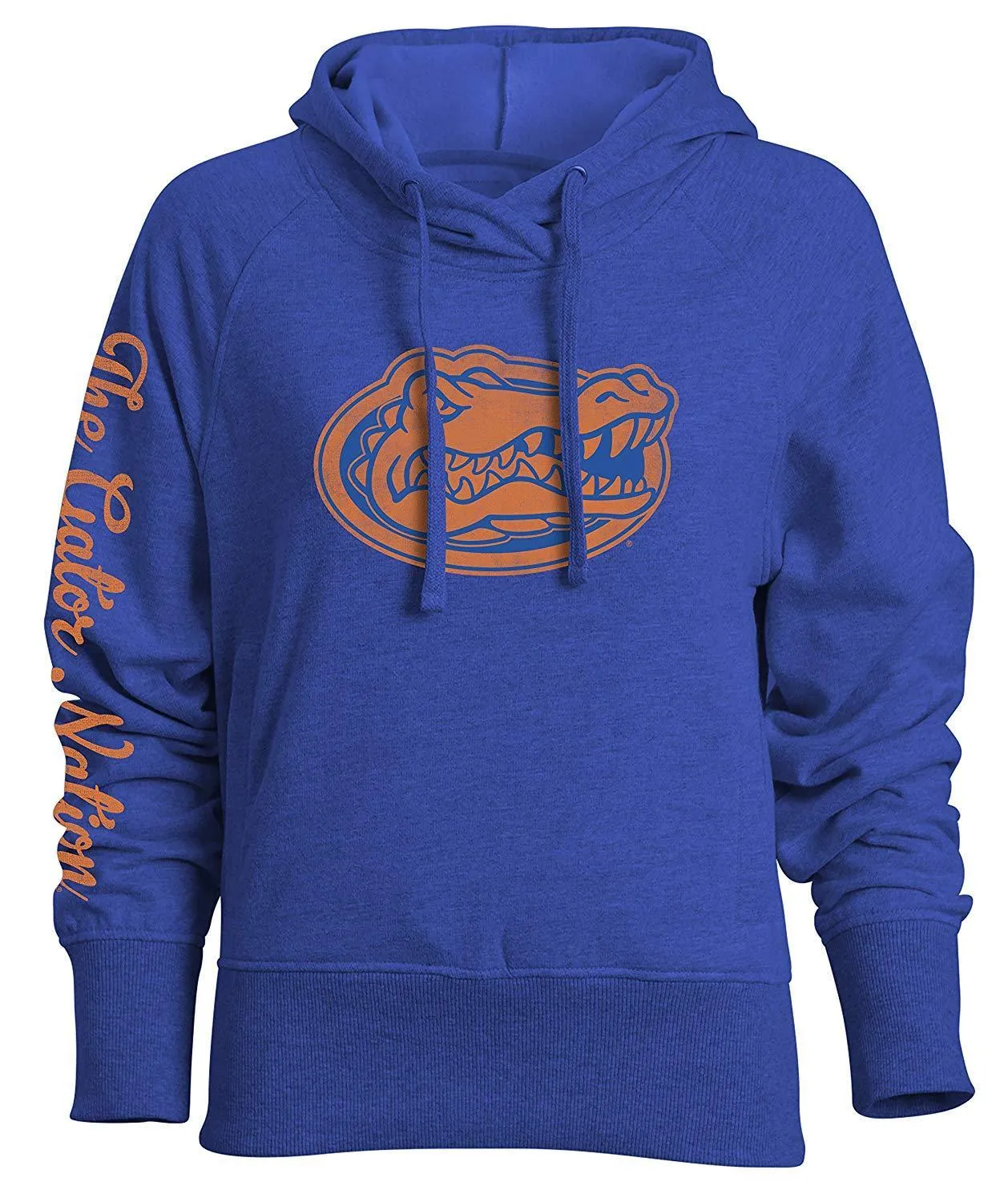 NCAA Florida Gators Heavenly Women's Relaxed-Fit Pullover Hood, Royal, Medium