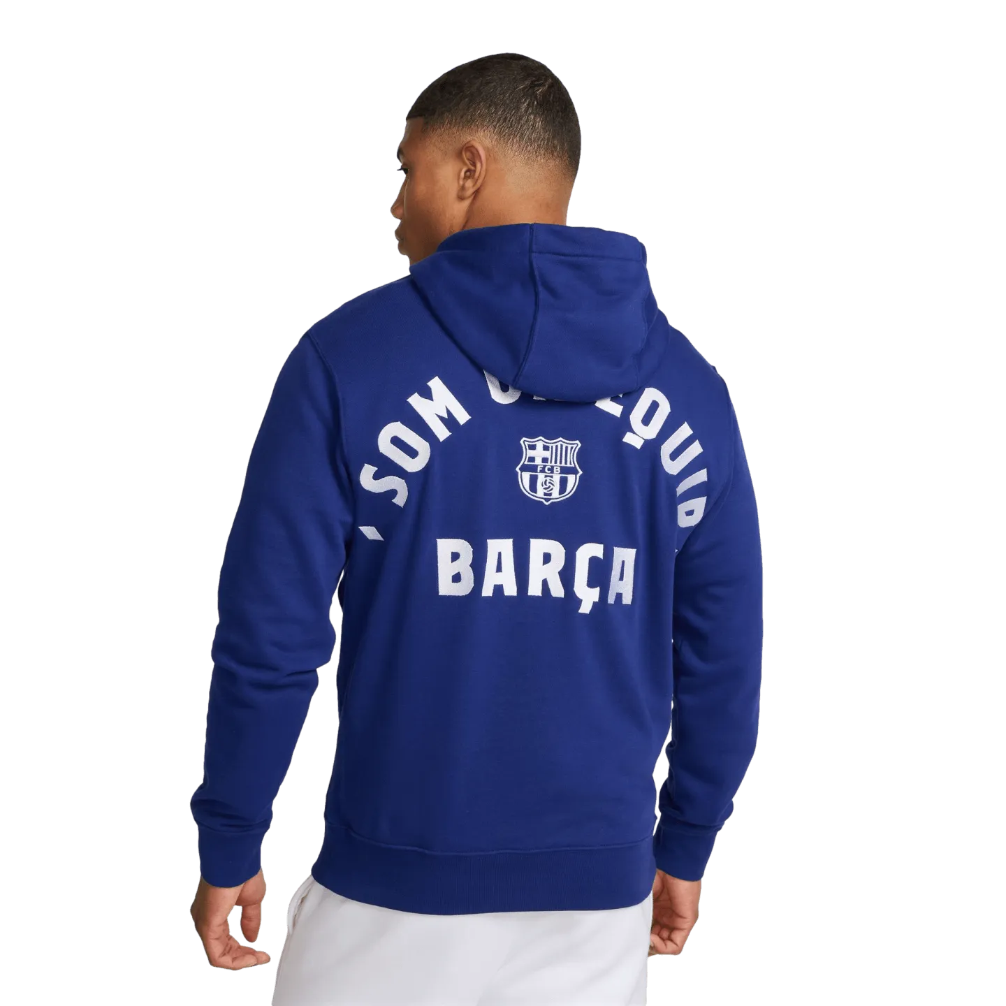 Nike Barcelona Club Fleece French Terry Pullover Hoodie