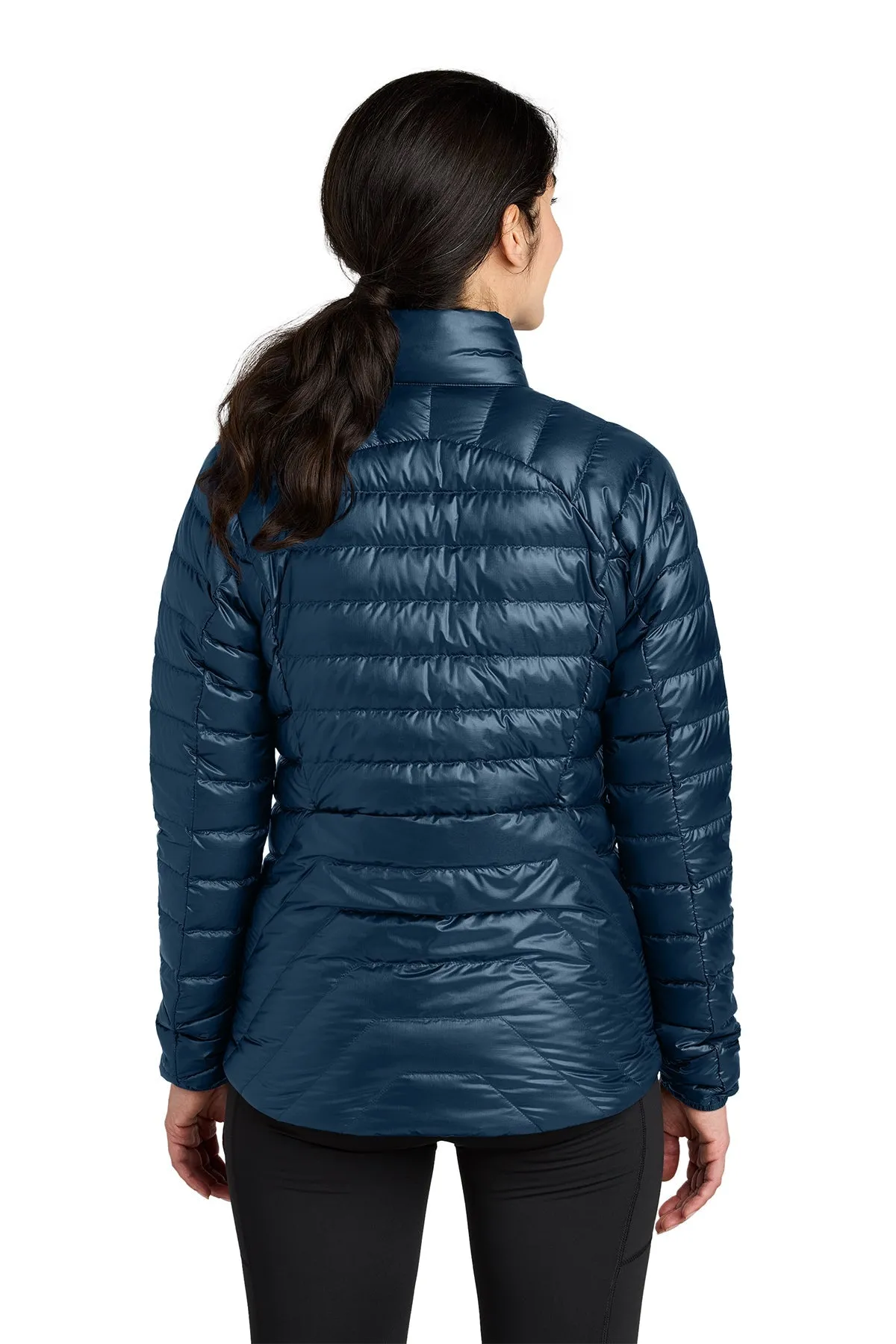 Outdoor Research Womens 800 Tech Down Custom Jackets, Naval Blue