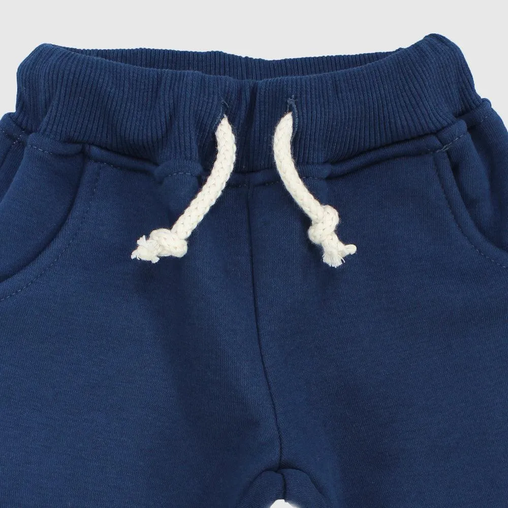 Plain Unisex Fleeced Sweatpants