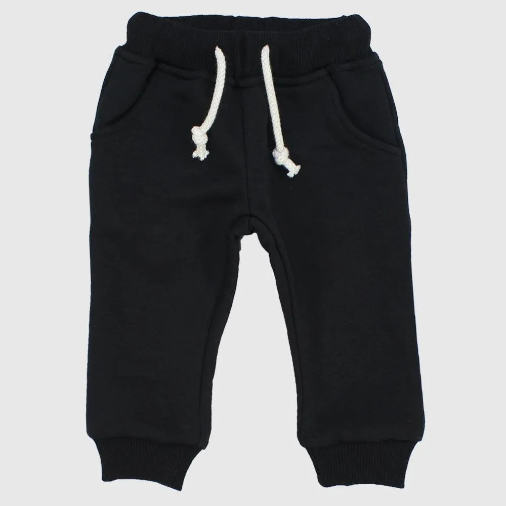 Plain Unisex Fleeced Sweatpants