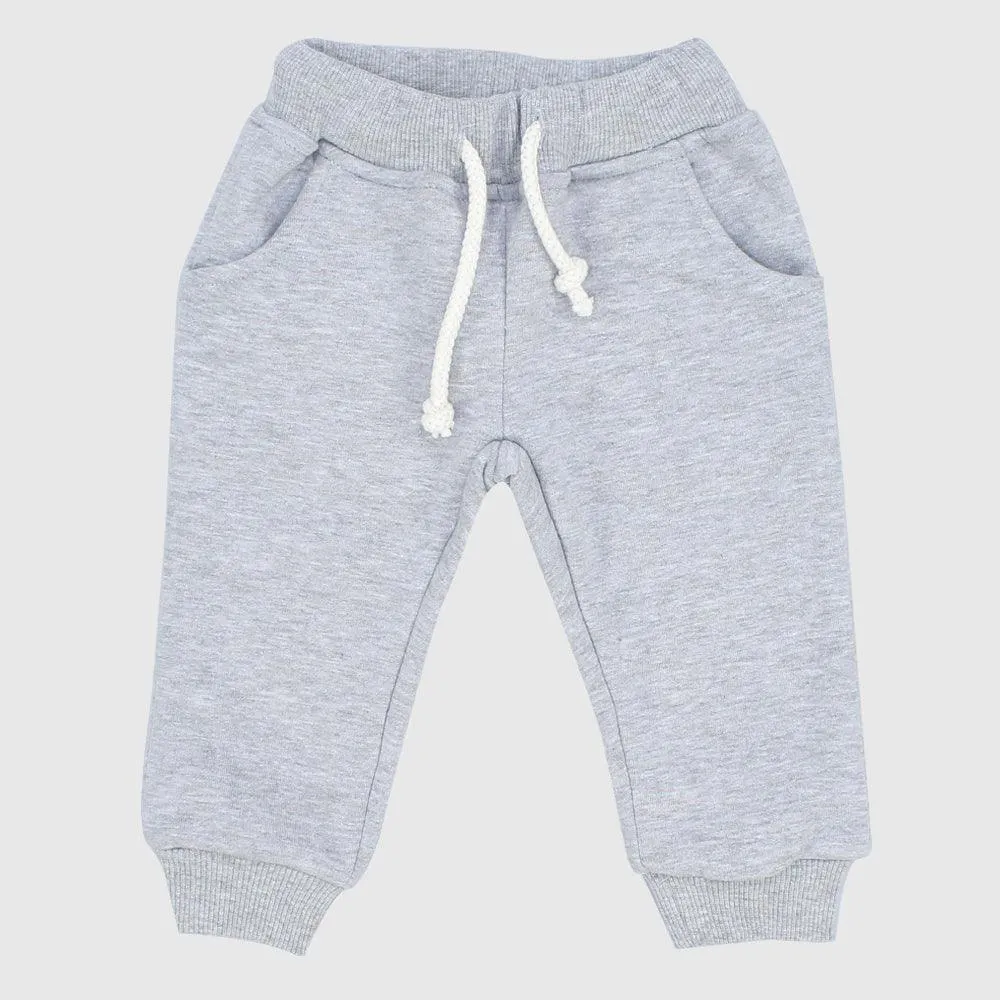 Plain Unisex Fleeced Sweatpants