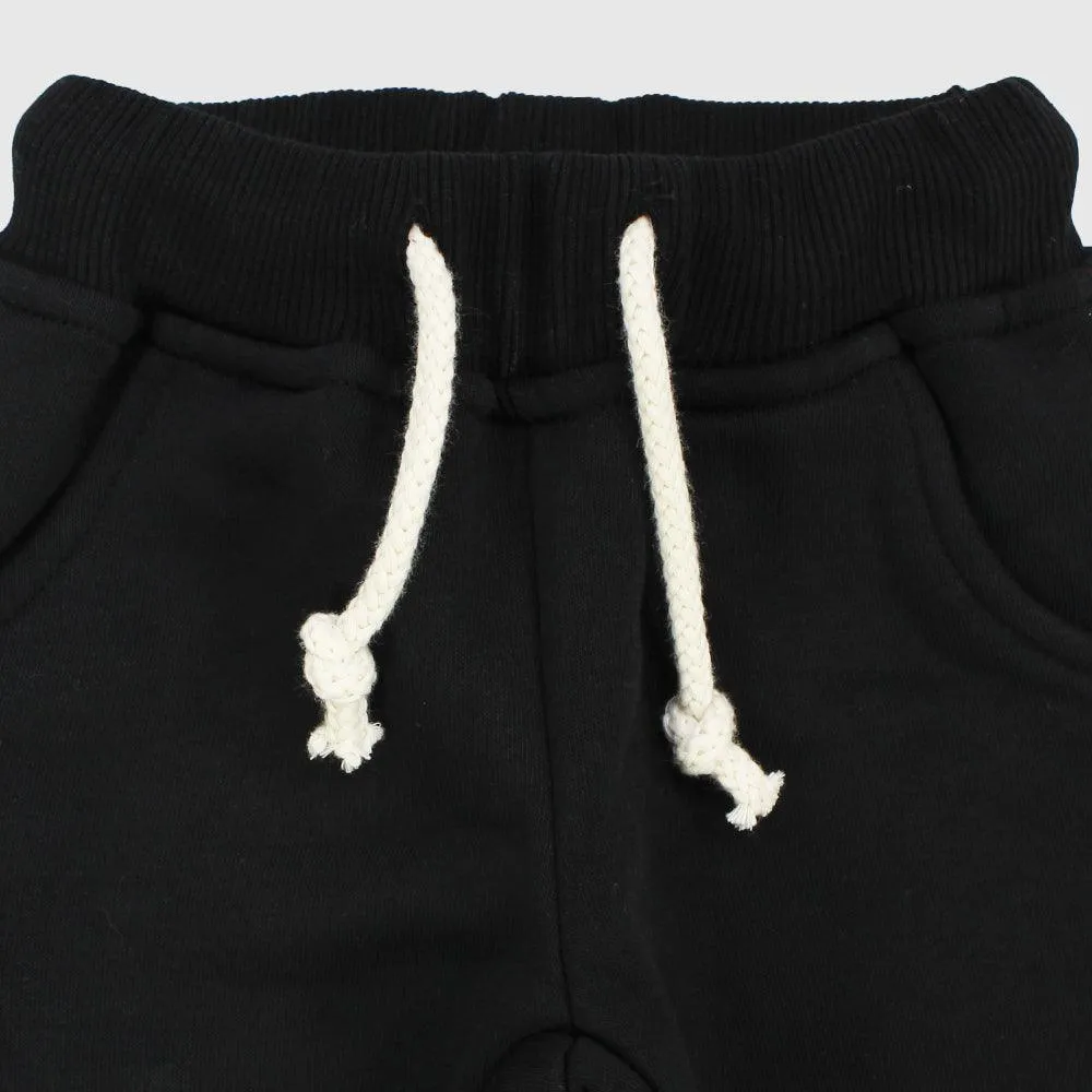 Plain Unisex Fleeced Sweatpants