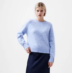 Powder Blue Crew Neck Sweater