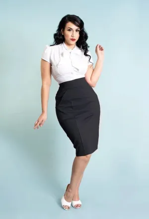 Princess Pencil Skirt - Black