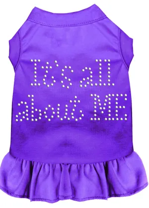 Rhinestone All About Me Dress Purple Xxl (18)