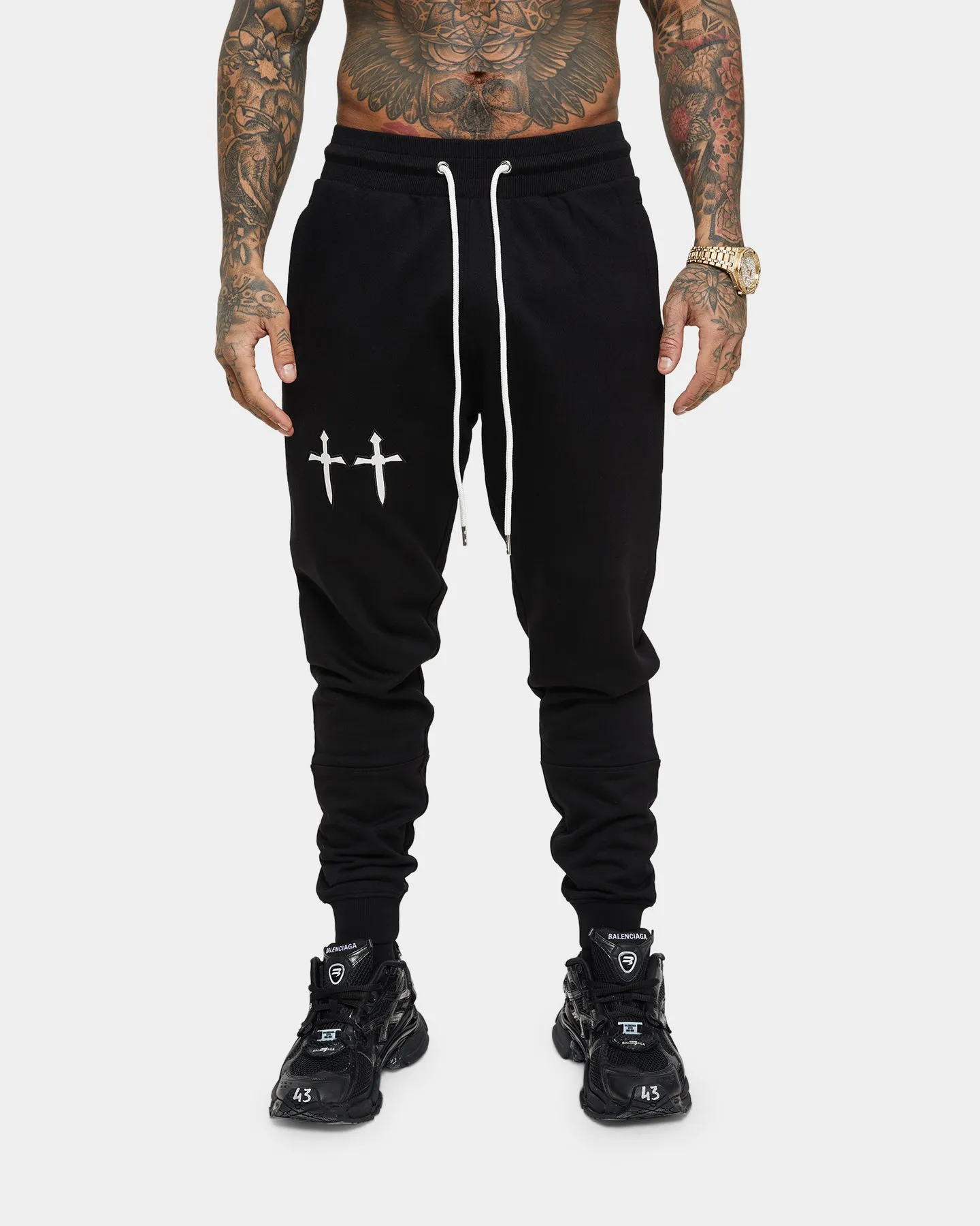 Saint Morta Graves Sweat Pants Black