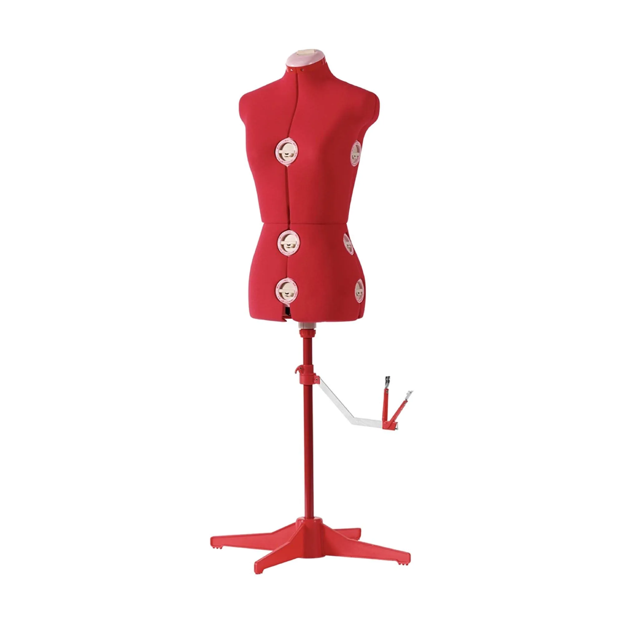 Singer DressWork Adjustable Dress form Small to Medium - Red - Dress size: 8-16 - 14 adjustments