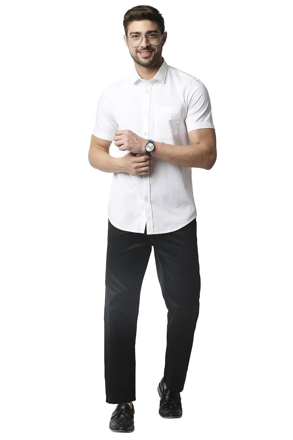 Slim Fit Oxford Halfsleeves Shirt