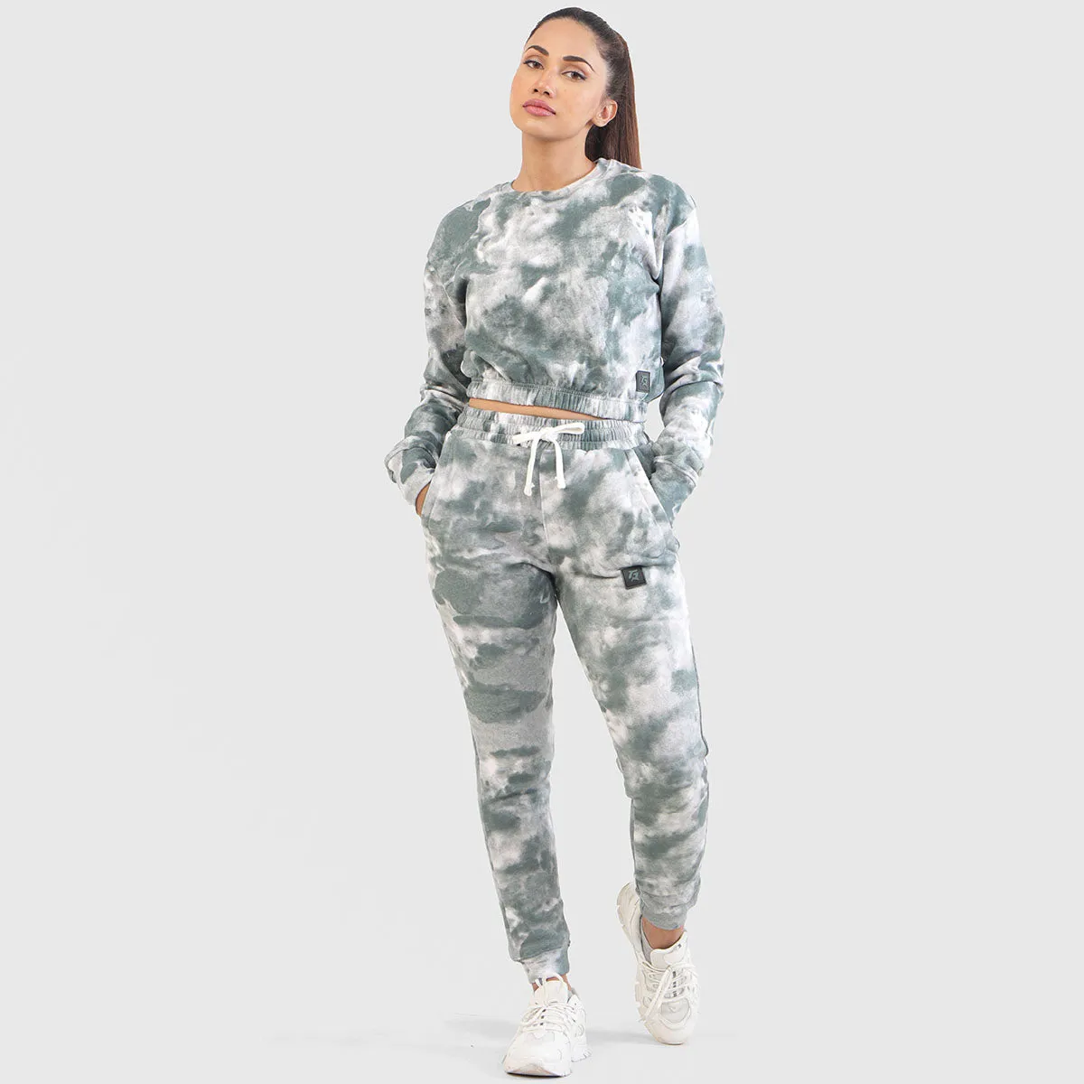 Tie Dye Sweat Pants (Green)