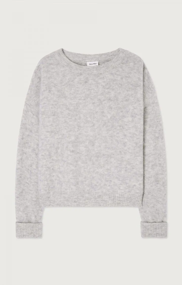 Vitow Jumper in Light Grey Melange