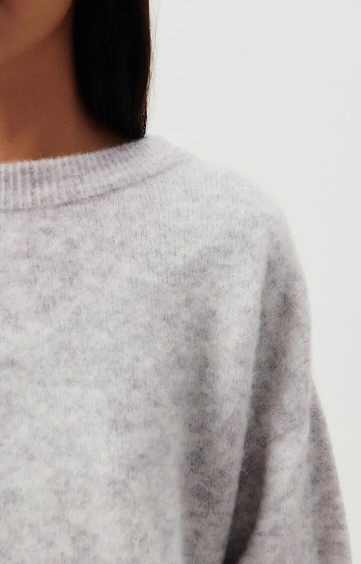 Vitow Jumper in Light Grey Melange