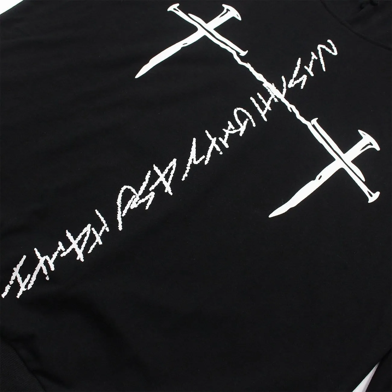 WLS Dark Double Crucifixion Print Hoodie