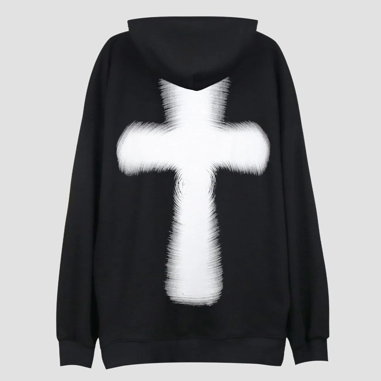 WLS Dark Double Crucifixion Print Hoodie