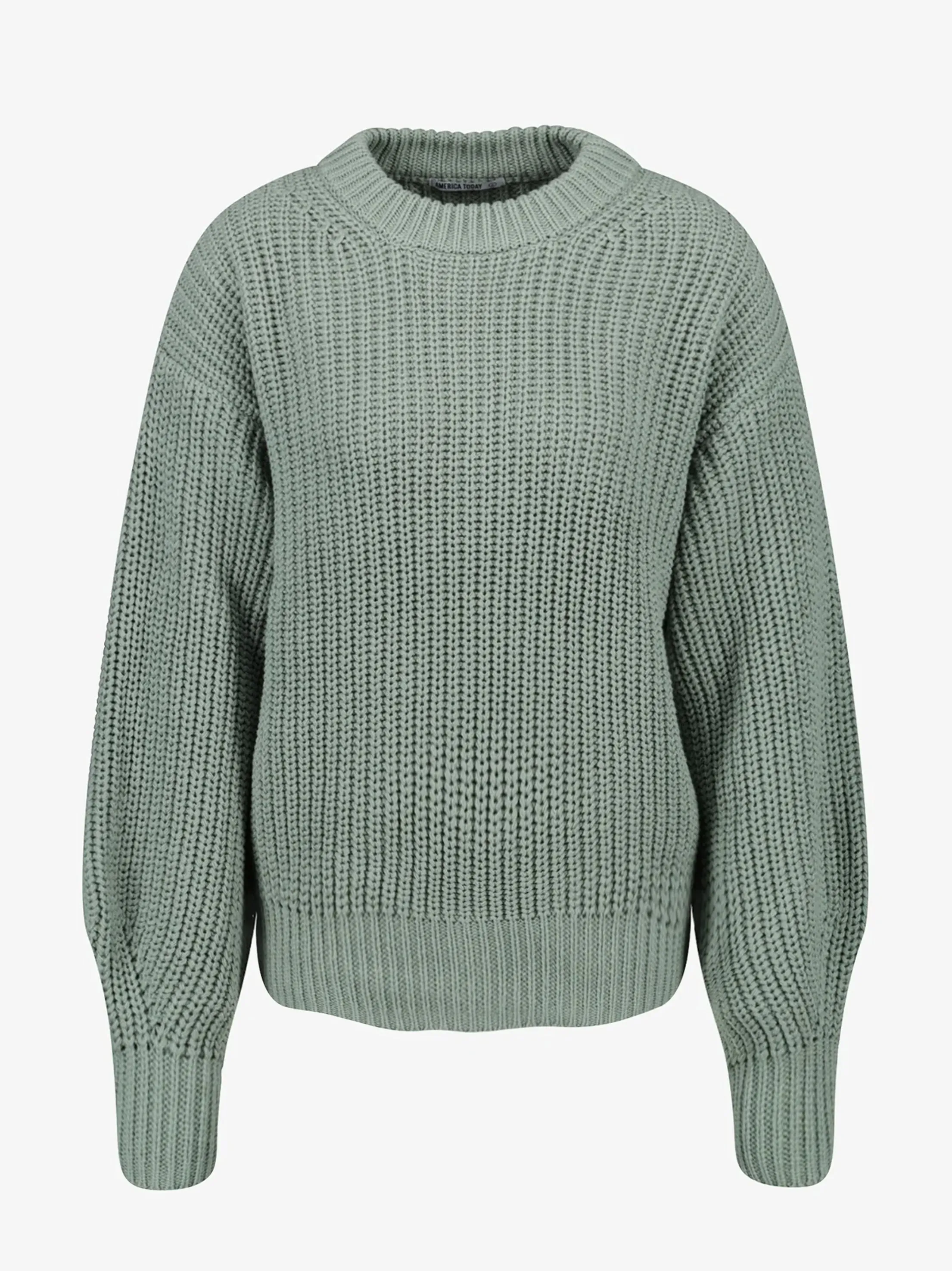 Women's Chunky Sweater,Mint